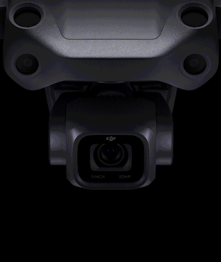 dji air 2s drono kameros sensorius