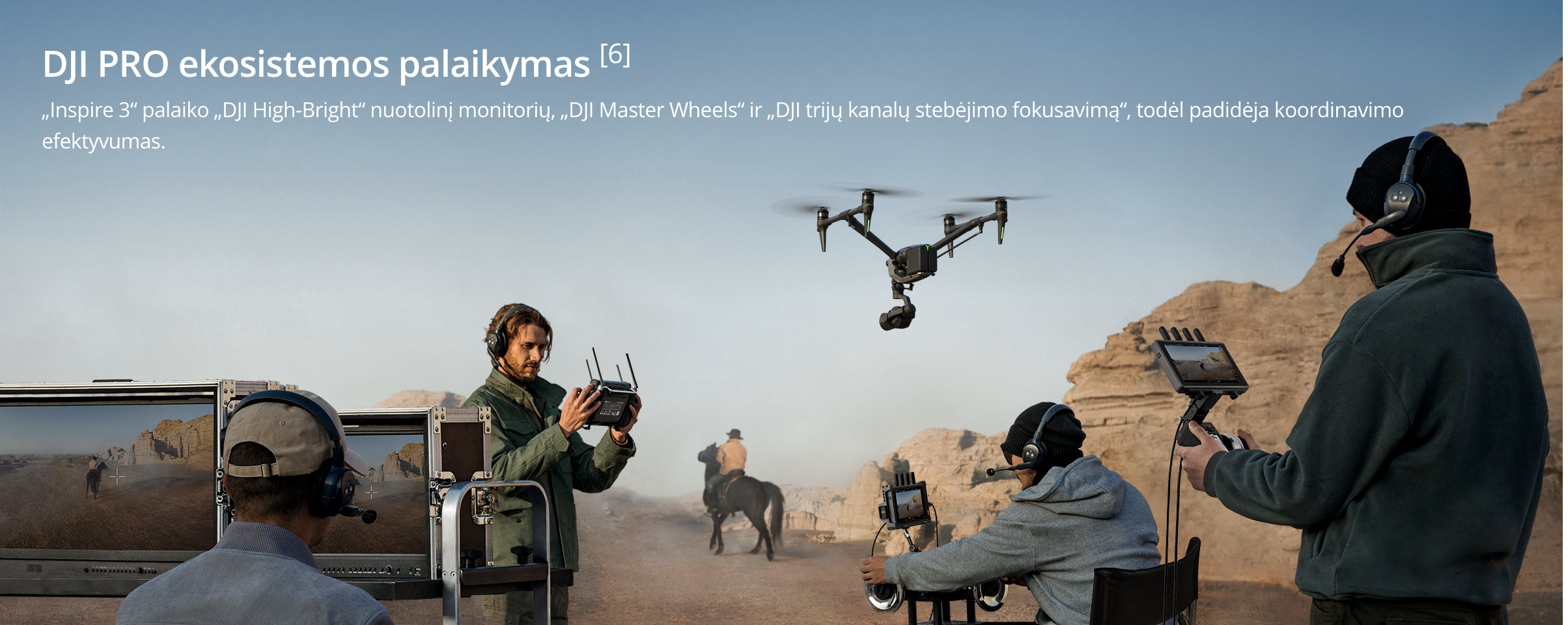 DJI Inspire 3 dronas apžvalga